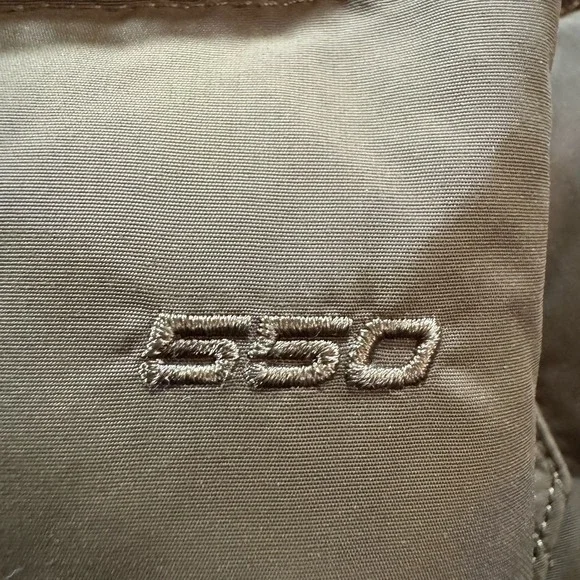 The North Face 550 Puffer Jacket Men's XL Brown Goose Down Pockets Utility Ski - Picture 5 of 15